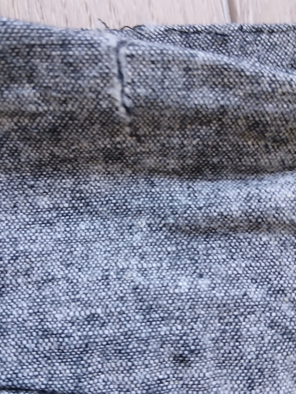 Reitmans Petite Bermuda Shorts Womens 16P Gray Linen Blend Stretch Mid Rise - Picture 7 of 8